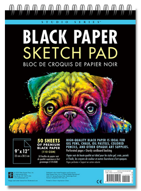 Black Paper Sketch Pad