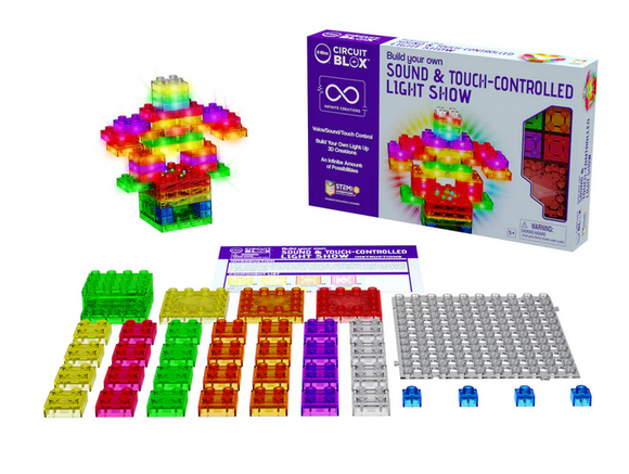 E-Blox Touch and Sound Controlled Light Show