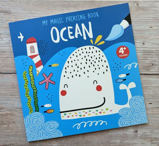 Ocean Magic Painting Activity Book