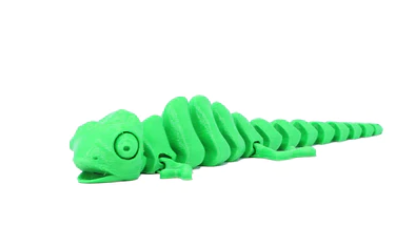 3D Printed Critters - Captivating Chameleons - Green