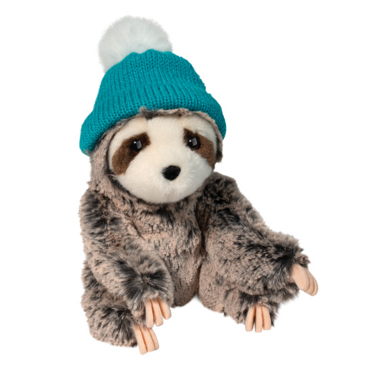 Blitzen Sloth W/ Winter Hat