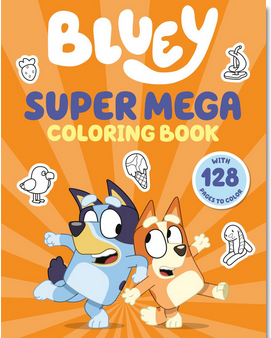 Bluey: Super Mega Colouring Book