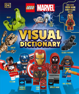 LEGO Marvel Visual Dictionary With an Exclusive LEGO Marvel Minifigure
