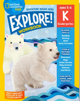 National Geographic Kids Explore! Workbook Kindergarten