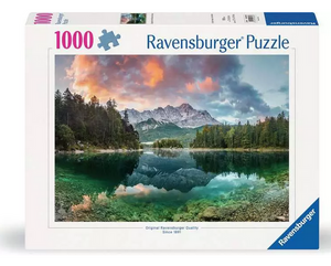 Zugspitze at the Eibsee: Germany 1000 pc