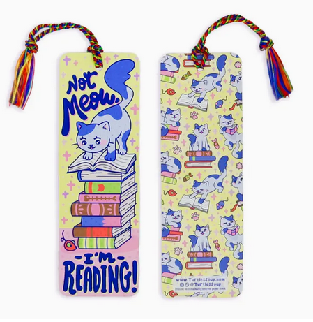 Not Meow I'm Reading - Bookmark