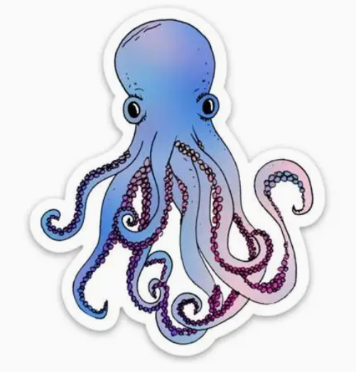 Octopus Sticker