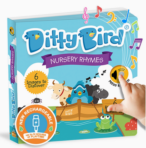 Ditty Bird Nursery Rhymes Interactive Musical Sound Book