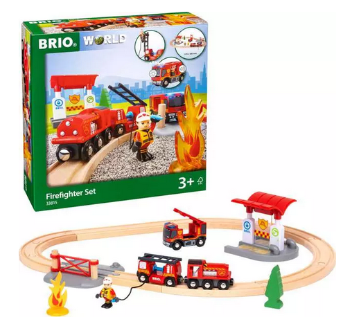 Firefighter Train Set – The Children's Treehouse
