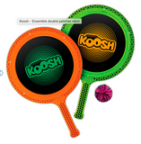 Koosh Neon Double Paddle Ball Set