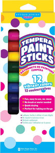 Studio Series Junior: Tempera Paint Sticks - 12 Vibrant Colours