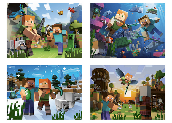 Minecraft 4 x 100 pc