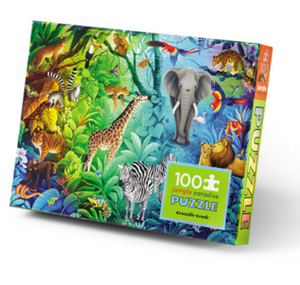 Holographic Jungle  Paradise 100 Piece Puzzle