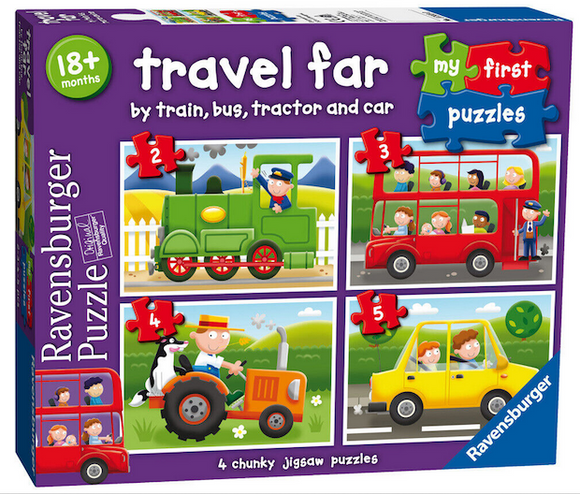 My First Puzzle - Travel Far 2, 3, 4, 5 pc Puzzles
