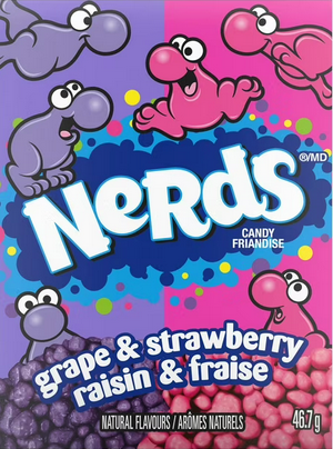 Wonka Nerds - Grape/Strawberry 47g