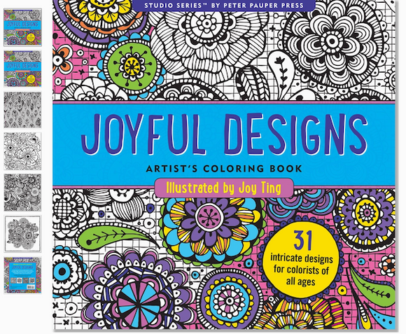 Joyful Designs Artist's Colouring Book