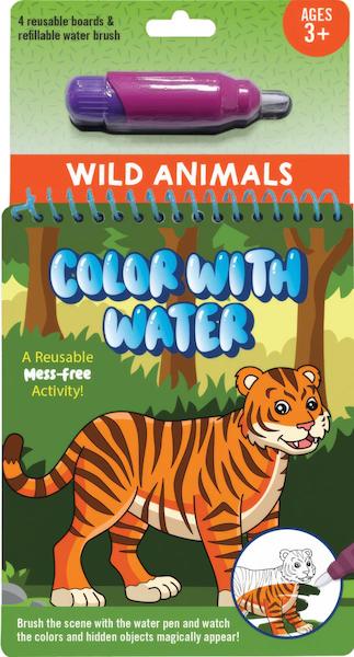 Colour With Water - Wild Animals