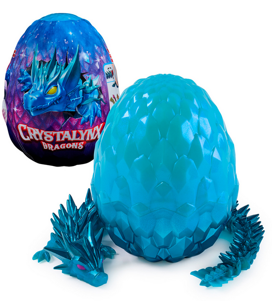 Crystalinx - Collectible Articulated Dragon Figure Blind Box 12.5-inch