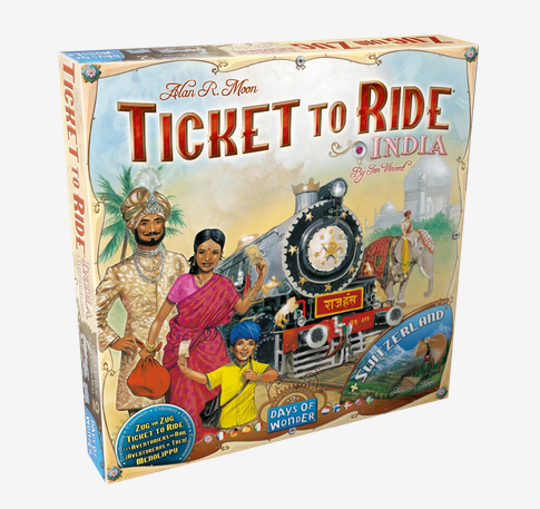 Ticket to Ride: Map #2 – India / Switzerland