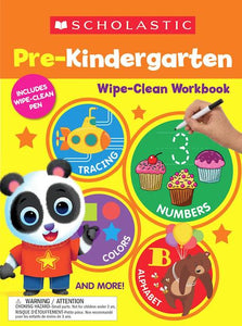 Scholastic Pre-K Wipe-Clean Workbook