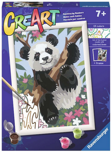 CreArt - Playful Panda - Paint by Number