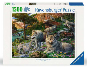 Wolves in Spring 1500 pc Puzzle (2024)