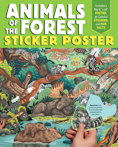 Animals of the Forest: Sticker Poster