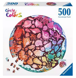 Seashells 500 pc Round Puzzle