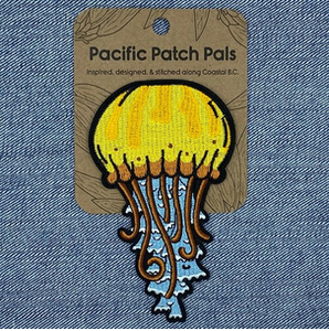 Embroidered Patch - Pacific Sea Nettle - 4.5"