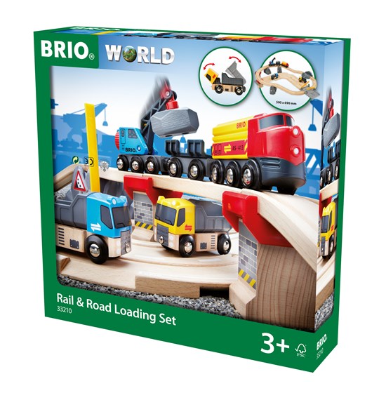 BRIO Rail & Road Quarry Loading Set
