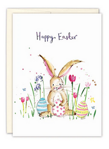 Bunny Happy Easter Card