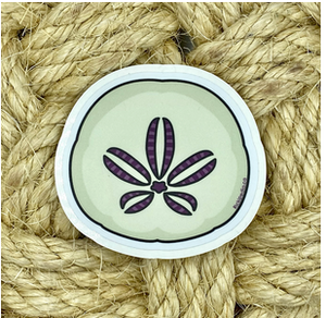 Vinyl Sticker - Eccentric Sand Dollar - 3.0"