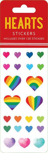 Hearts Stickers - 6 Sheets