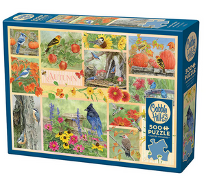 Garden Birds in Autumn - 500 Piece