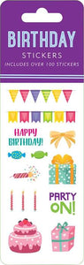 Birthday Stickers - 6 Sheets