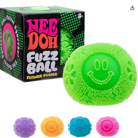 NeeDoh Fuzzball Flower Power