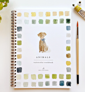 Animals Watercolour Workbook