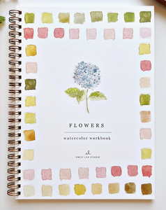 Flowers Watercolour Workbook
