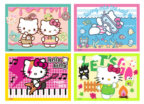 Hello Kitty  Bumper Pack 4 x 100 pc
