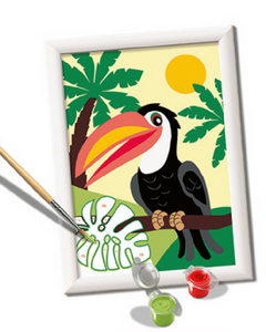 CreArt: Toucan in Jungle 5x7 Paint by Number