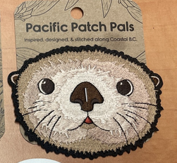 Embroidered Patch - Sea Otter - 3.75"