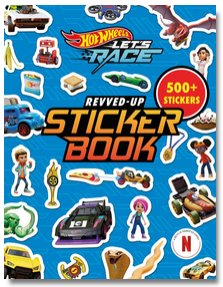 Hot Wheels Let's Race: Revved-Up Sticker Book