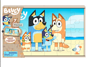 Bluey: Wood Puzzle 7 in 1