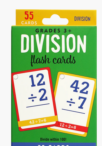 Division Flash Cards
