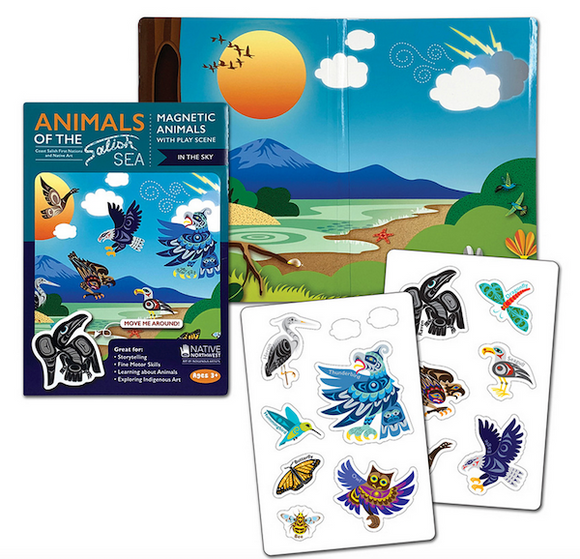 Magnetic Animals with Play Scene - Animals of the Salish Sea In the Sky