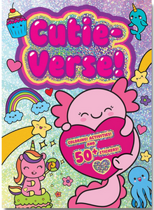 Jumbo Foil Colouring Book: Cutie-Verse