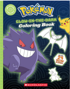 Pokemon Glow in the Dark Coloring Book