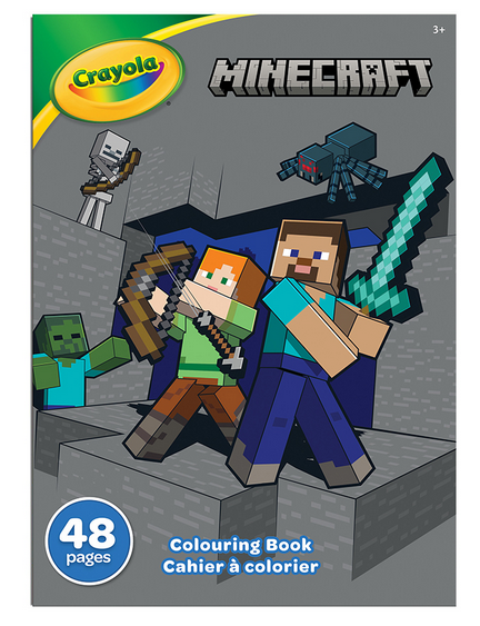 48 pages Colouring Book - Minecraft
