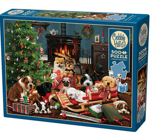 Christmas Puppies - 500 Piece