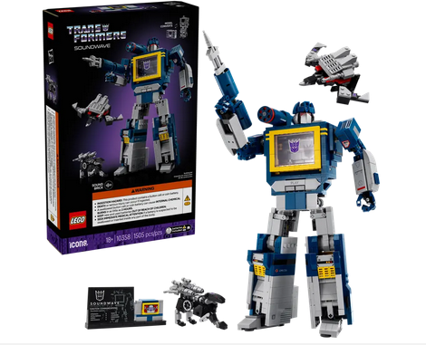 LEGO Transformers: Soundwave - 1505pc